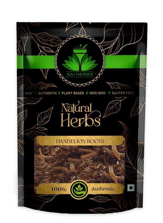SAI HERBS جذور الهندباء من ساي هيربس - Taraxacum Officinales - يعزز الطاقة والمناعة - مضاد للالتهابات - يحتوي على مضادات الأكسدة - نقي وطبيعي (100 غرام) - Image 1